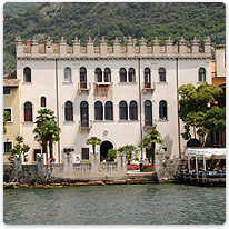 malcesine, palast, gardasee